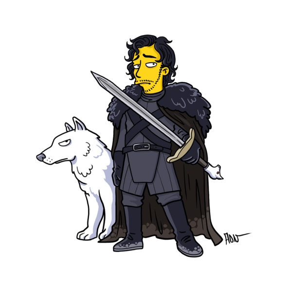 Jon Snow simpson character